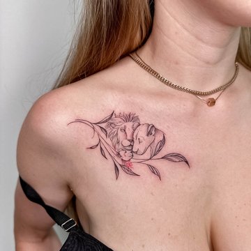 Schlüsselbein-Tattoos für Frauen